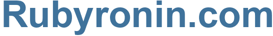Rubyronin.com - Rubyronin Website