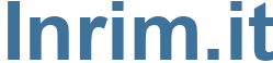 Inrim.it - Inrim Website