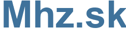 Mhz.sk - Mhz Website