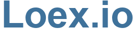 Loex.io - Loex Website