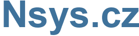 Nsys.cz - Nsys Website
