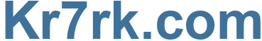 Kr7rk.com - Kr7rk Website