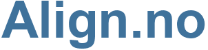 Align.no - Align Website