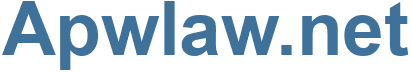 Apwlaw.net - Apwlaw Website