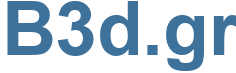 B3d.gr - B3d Website