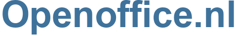 Openoffice.nl - Openoffice Website