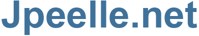 Jpeelle.net - Jpeelle Website