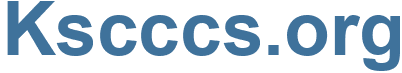 Kscccs.org - Kscccs Website