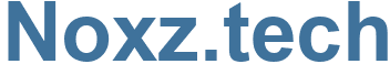 Noxz.tech - Noxz Website