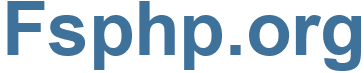 Fsphp.org - Fsphp Website
