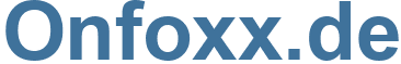 Onfoxx.de - Onfoxx Website