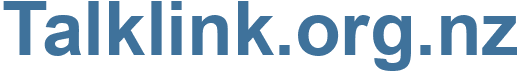 Talklink.org.nz - Talklink.org Website