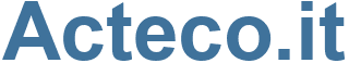 Acteco.it - Acteco Website