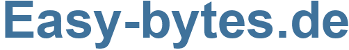 Easy-bytes.de - Easy-bytes Website