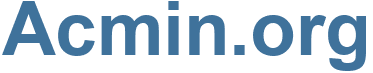 Acmin.org - Acmin Website