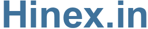 Hinex.in - Hinex Website