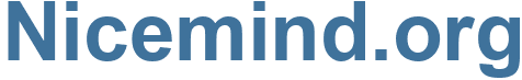 Nicemind.org - Nicemind Website