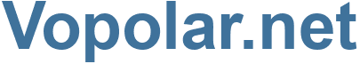 Vopolar.net - Vopolar Website