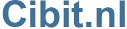 Cibit.nl - Cibit Website