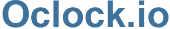 Oclock.io - Oclock Website