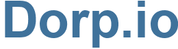 Dorp.io - Dorp Website