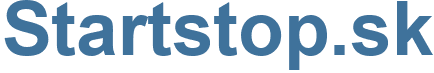 Startstop.sk - Startstop Website