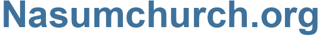 Nasumchurch.org - Nasumchurch Website
