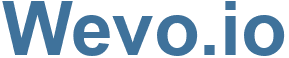 Wevo.io - Wevo Website
