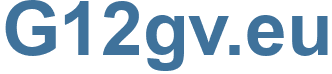 G12gv.eu - G12gv Website