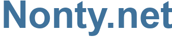 Nonty.net - Nonty Website