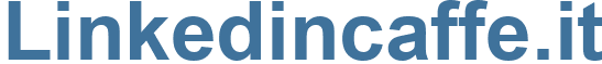 Linkedincaffe.it - Linkedincaffe Website