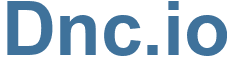 Dnc.io - Dnc Website