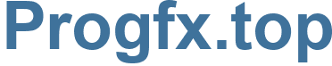 Progfx.top - Progfx Website