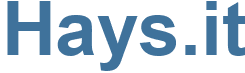 Hays.it - Hays Website