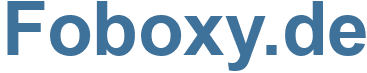 Foboxy.de - Foboxy Website