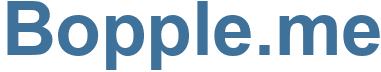 Bopple.me - Bopple Website