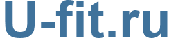 U-fit.ru - U-fit Website
