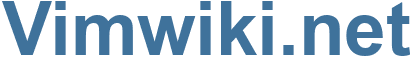 Vimwiki.net - Vimwiki Website