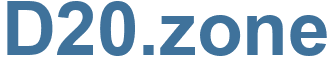 D20.zone - D20 Website