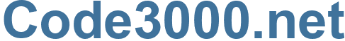Code3000.net - Code3000 Website
