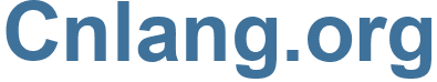 Cnlang.org - Cnlang Website