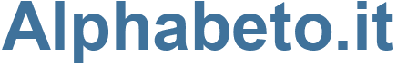 Alphabeto.it - Alphabeto Website