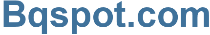 Bqspot.com - Bqspot Website