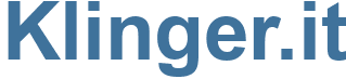 Klinger.it - Klinger Website