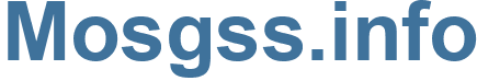 Mosgss.info - Mosgss Website