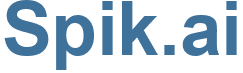 Spik.ai - Spik Website