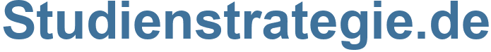 Studienstrategie.de - Studienstrategie Website