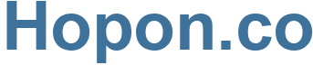 Hopon.co - Hopon Website