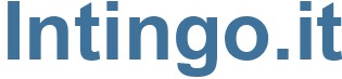 Intingo.it - Intingo Website