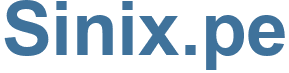 Sinix.pe - Sinix Website